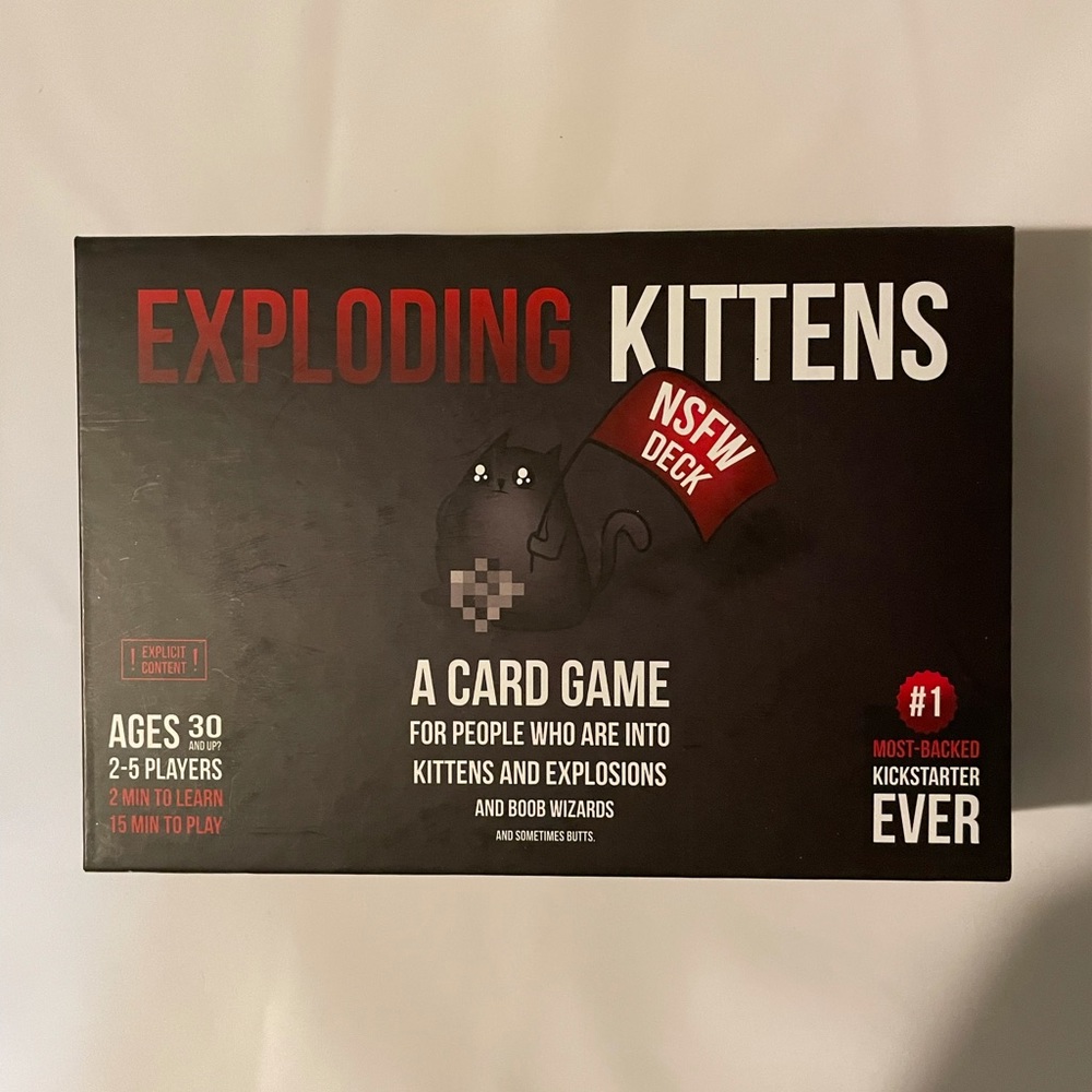 Exploding kittens NSFW deck